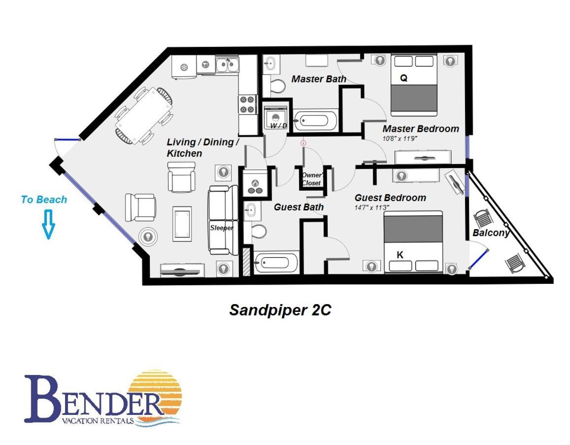 Sandpiper 2C Hotel Gulf Shores Kültér fotó